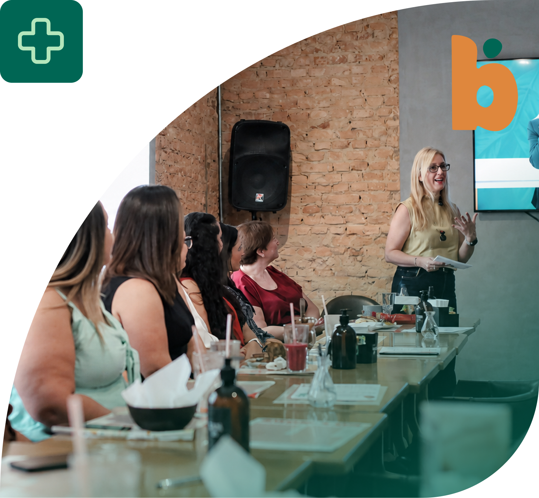 Palestra da Blumi para colaboradoras sobre saúde e bem-estar